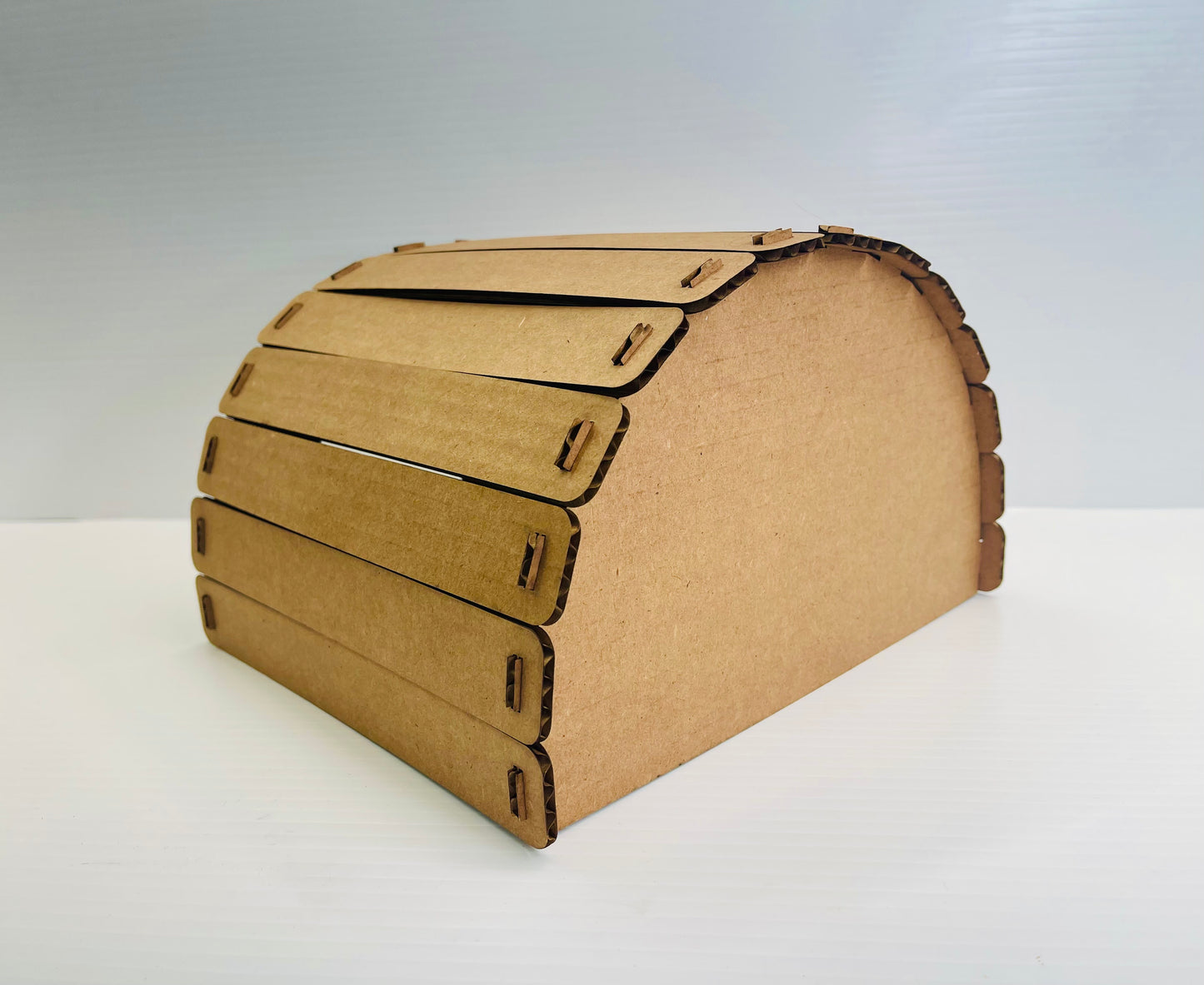 Cardboard Barrel Hidey