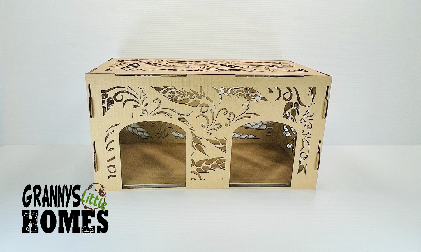 Cardboard Double Hay Hide