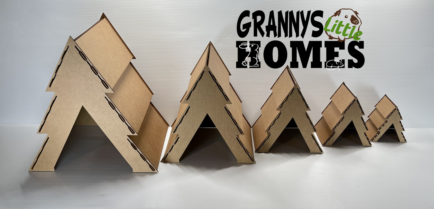 Cardboard Christmas Tree Hidey